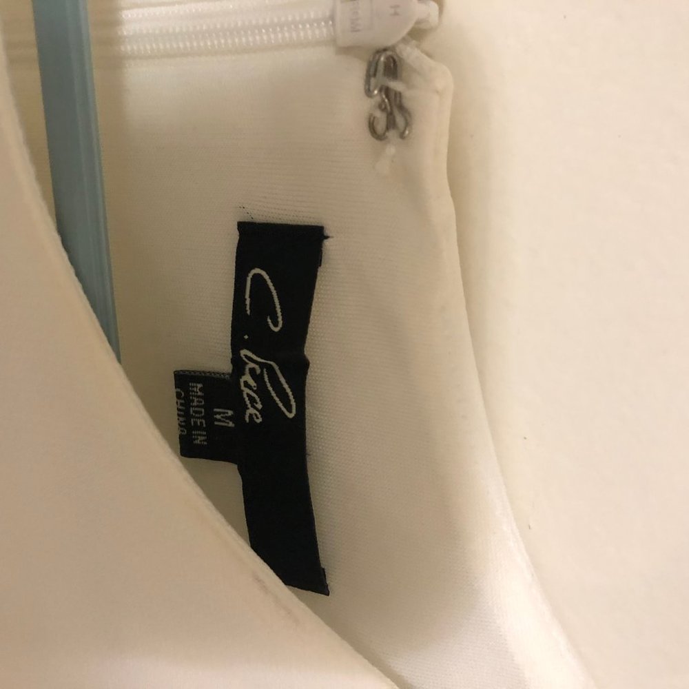 White sleeveless party dress! - Picture 2 of 3
